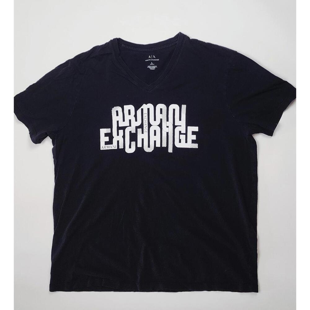 Armani Exchange V-Neck T-Shirt mens